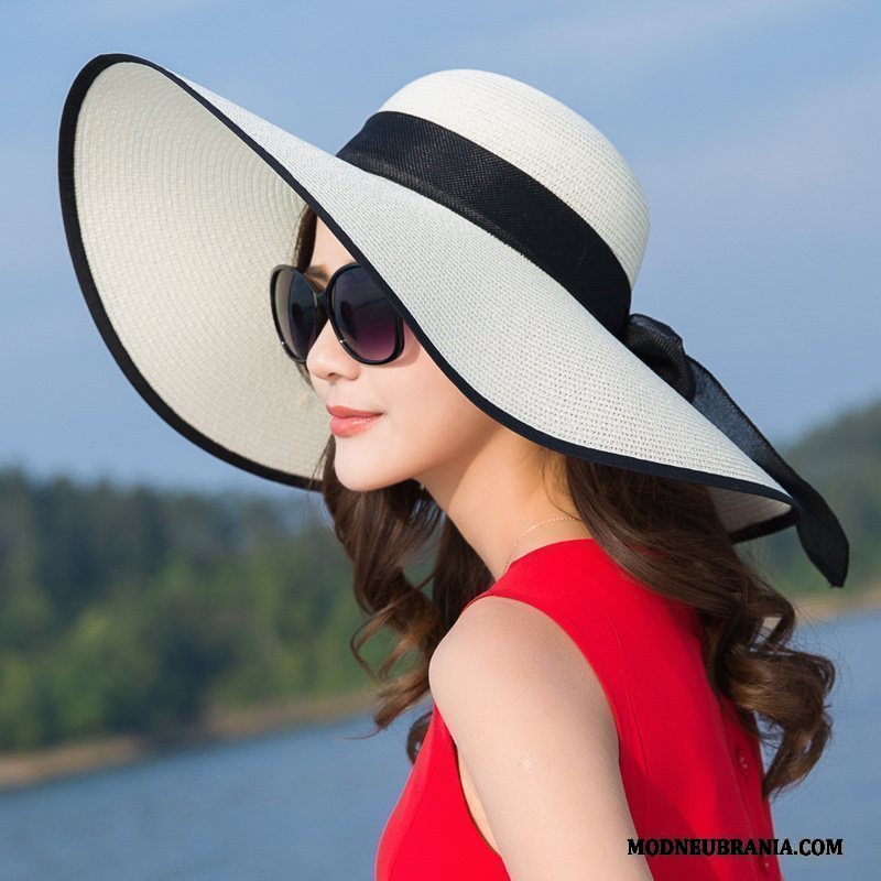 Naisten Hattu Mutka Olkihattu Aurinkohattu Matkustaminen Villit Aurinkovoiteet Ranta