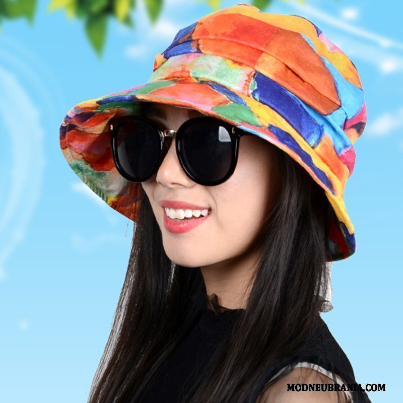 Naisten Hattu Rento Nainen Matkustaminen Kalastaja Hattu Aurinkohattu Aurinkovoiteet Monivärinen