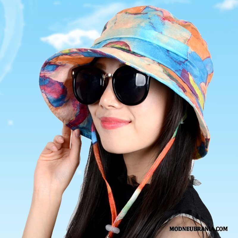 Naisten Hattu Rento Nainen Matkustaminen Kalastaja Hattu Aurinkohattu Aurinkovoiteet Monivärinen