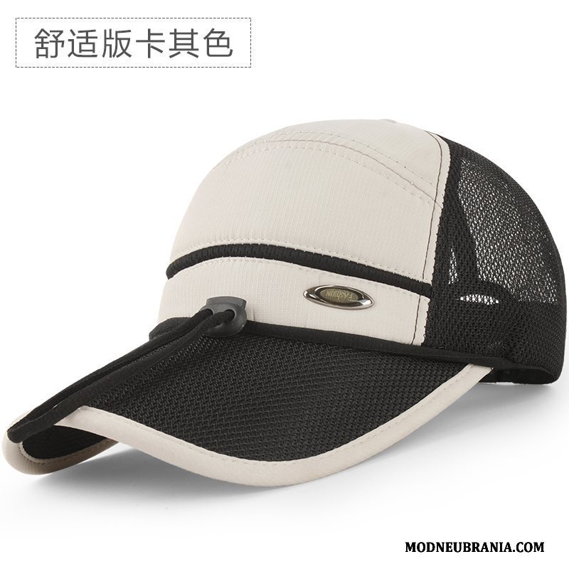Miesten Hattu Shade Aurinkohattu Tila Kesä Baseball-korkki Mesh Ulkoilu