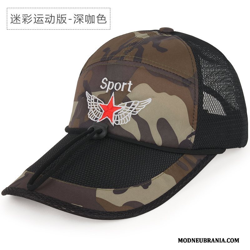 Miesten Hattu Shade Aurinkohattu Tila Kesä Baseball-korkki Mesh Ulkoilu
