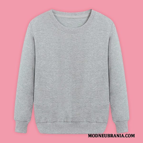 Naisten Huppari Plus Cashmere Naiset Löysät Opiskelija Harmaa Trendi Hupparit