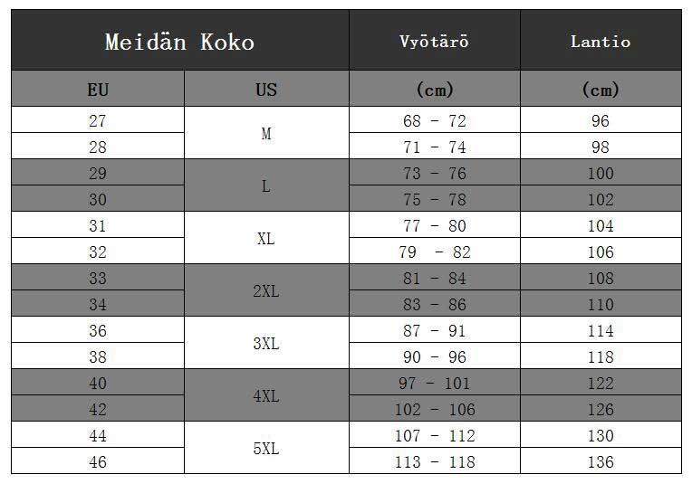 Modneubrania Miesten Housut Koko